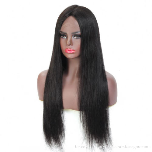 Brazilian Silky Straight Human Hair Lace Wigs Remy Straight Hair Wigs Human Hair Straight Lace Front Wigs For Black Women